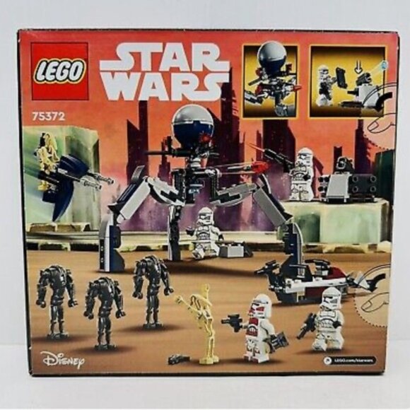 LEGO Star Wars Brand New Sealed 75327 Clone TrooperBattle Droid Pack Kit Box - Picture 3 of 6